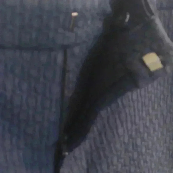 Banana Republic Womens Shorts Preppy Navy Blue Textured 4.5"  Inseam Sz 8 - Picture 2 of 4